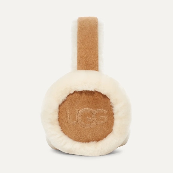 UGG Sheepskin Embroidery Earmuff - Picture 1 of 6